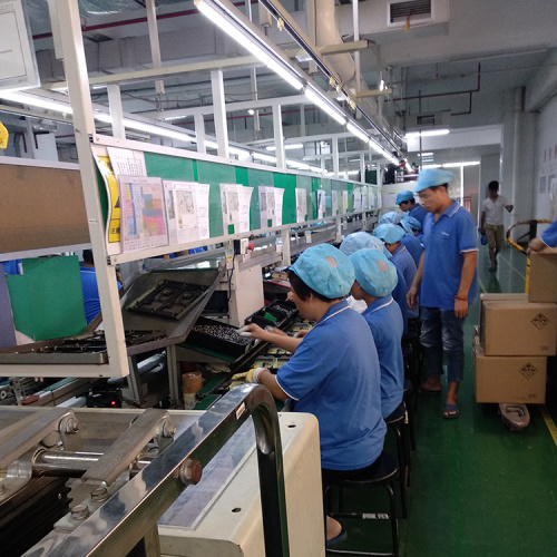 ເຕົາແກ໊ດ DVD Chain Conveyor Assembly Line