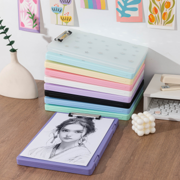 Best Quality Plastic Nursing Sublimation Folded Storage Clipboard File Tray
