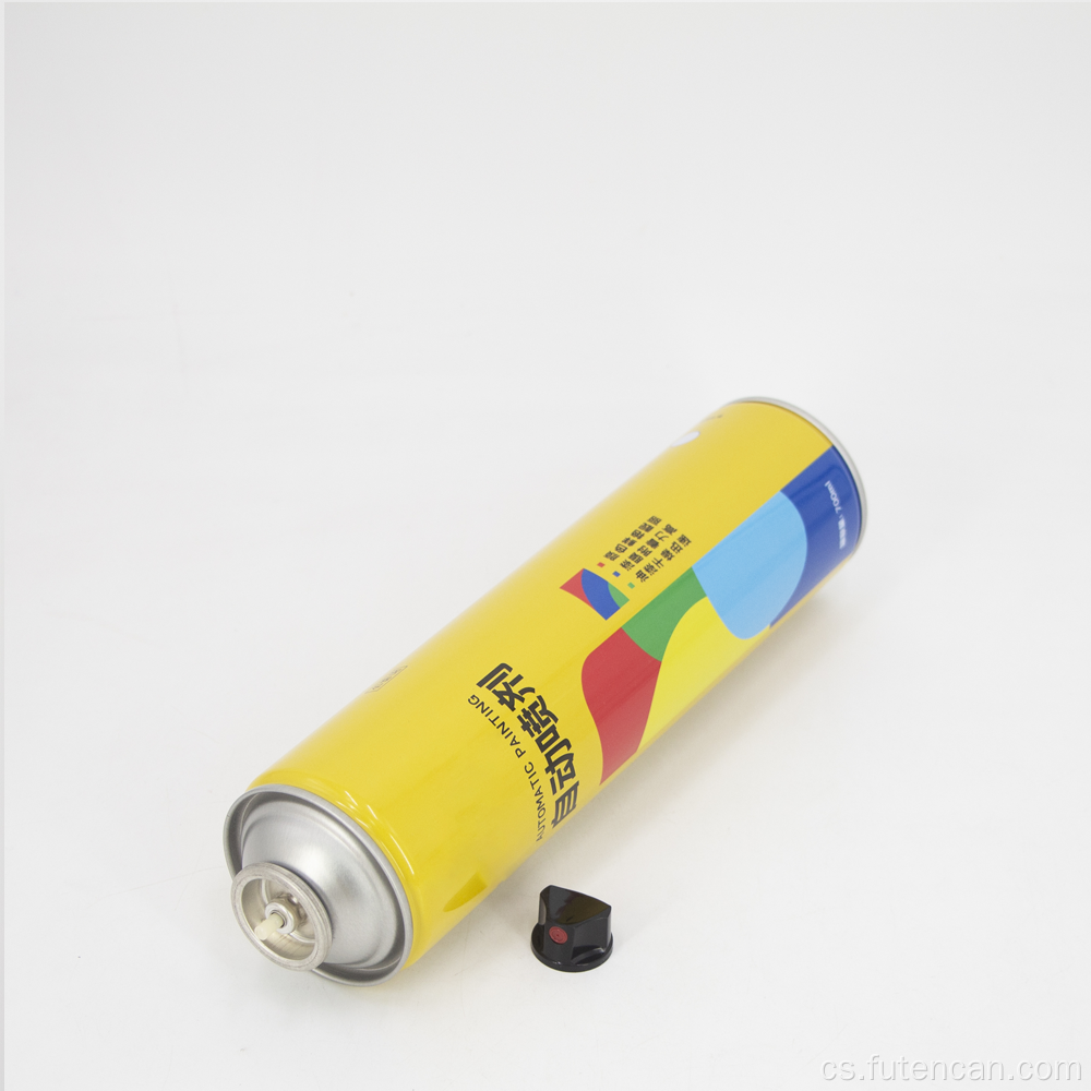 Prázdné plechovky od aerosolu