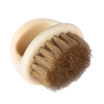 Plastic Handle Beard Comb and Bristle Brush for Hair Salon and Hairdressing Tools