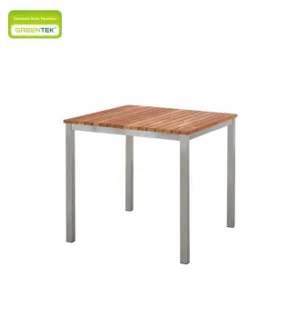 Horizontal Teak Plank Leisure Dining Table Coffee Table