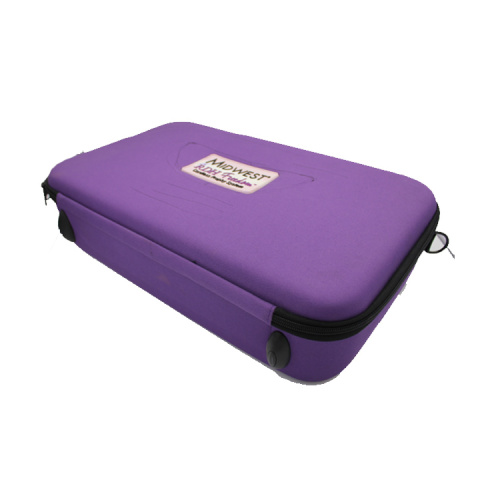large storage protective empty zipper closure tool case