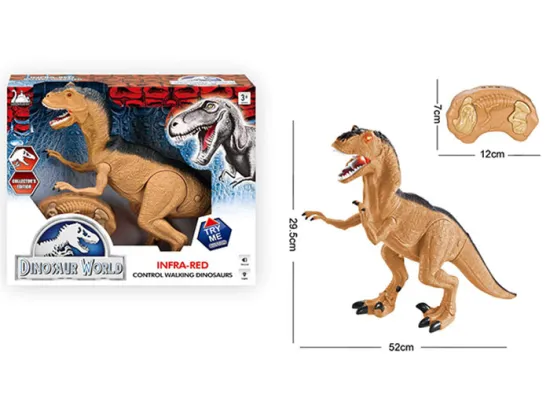 DINOSAUR ISLAND TOYS INFRARED R/C DINOSAUR , WITH SOUND AND LIGHT