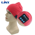 Fon Kepala Topi Beanie Berkait Akrilik Bahan Lembut Bluetooth