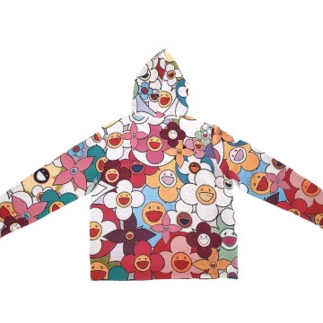 Cheap Baggy Hoodie with Spider Graphics Anime Tapestry Pullover