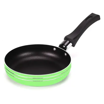 Aluminum Non Stick Cast Iron Fry Pan with Marble Coating - No Oil, No Smoke Frying Pan