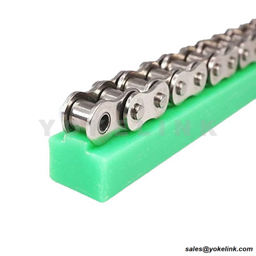 UHMW PE typ T Polyethylen s ultravysokou molekulovou hmotností Vedení řetězu dopravníků Obráběné plastové díly