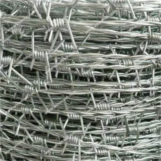 13-3/4 Aluminized Aluminum clad steel barbed wire