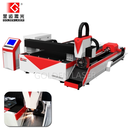 Dual CNC Fiber Sheet Metal and Pipe Laser Cutting Machine