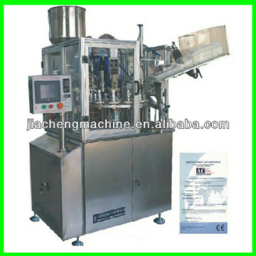 shaving cream tube filling and sealing machine from Jiacheng factory