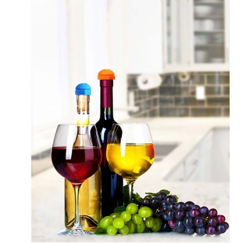 Återanvändbar bulkpropp för vinflaska i silikon av livsmedelskvalitet