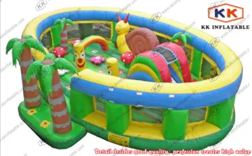 Outdoor inflatable forest jungle bouncer playground / inflatable children playground