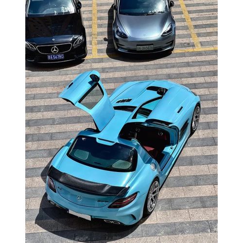 PET Cloud Dream Blue Car vinyl wrap sticker