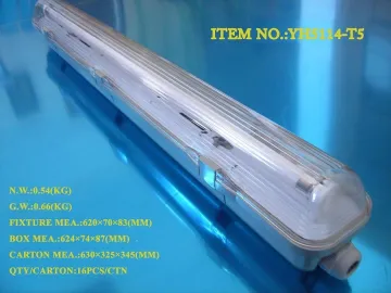 Single 2ft Non Corrosive Light Fitting IP65