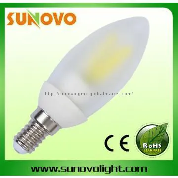 Filament LED candle light bulbs made in china