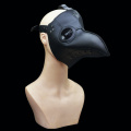 Máscara de couro com bico de pássaro Plague Doctor