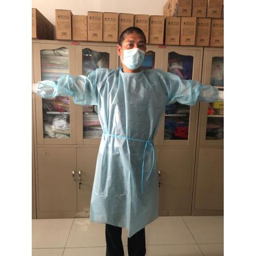 pp pe isolation gown pass AAMI BP70