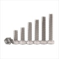 DIN933 304 Stainless Steel Hexagonal Bolt Fastening Parts