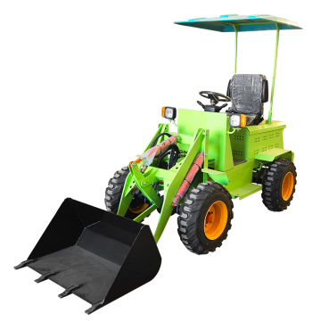 Electric/Diesel Small Cheap Loader: Mini Tractor with Front End Loader/Forklift for Sale