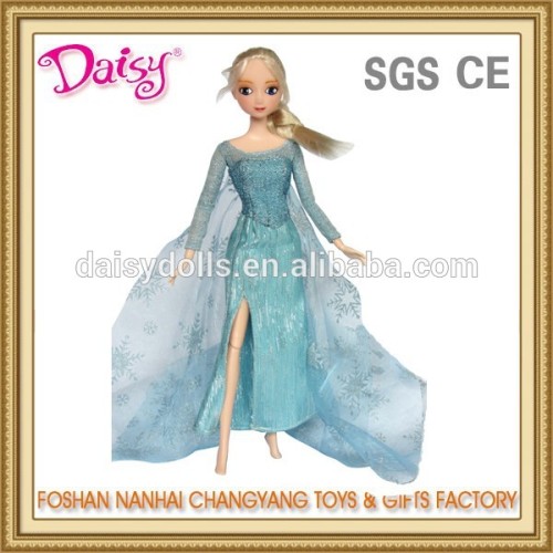 Hot selling 12 inch frozen queen anna and elsa frozen elsa doll