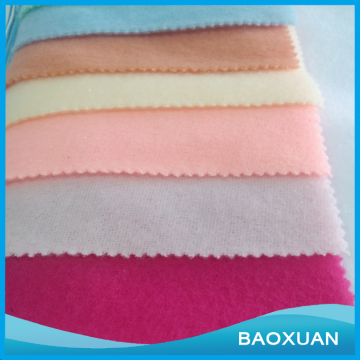 100%polyester 150D96F FDY double fleece fabric for garment
