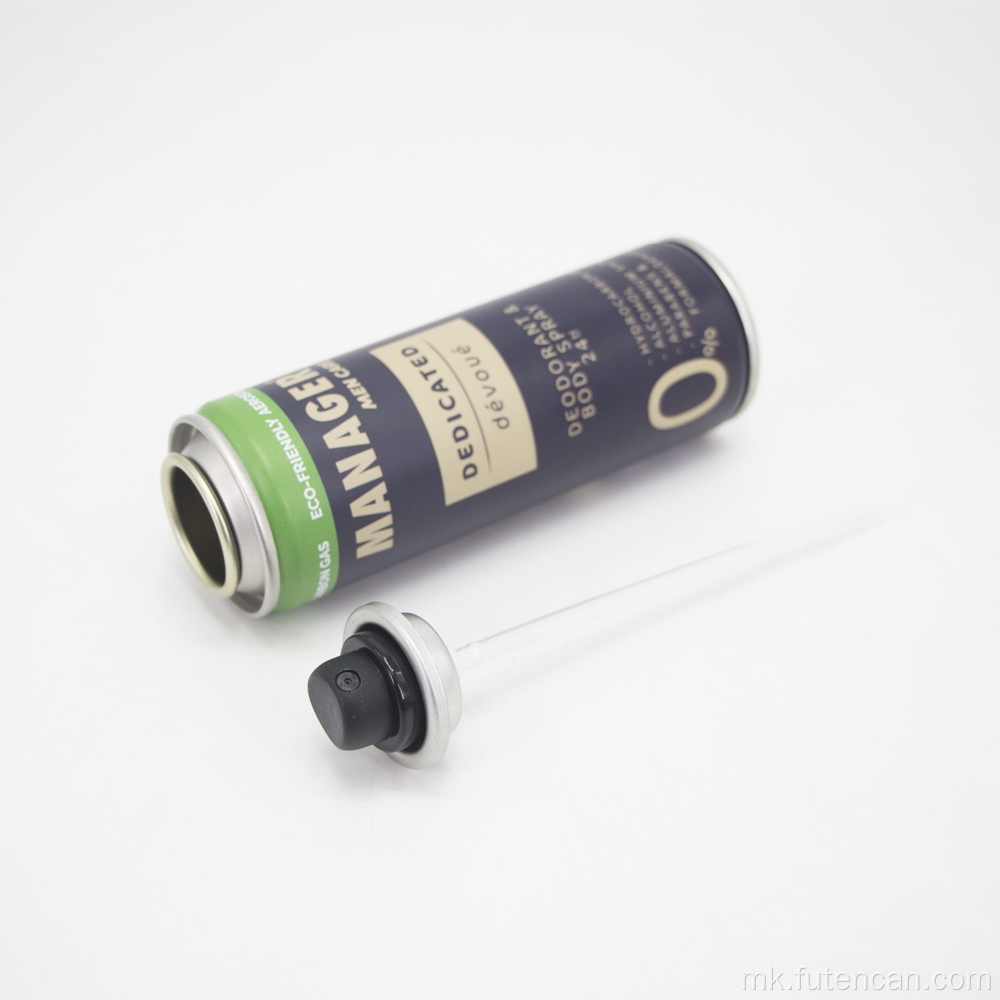 Конзерва со аеросол со спреј за тело од 140 ml