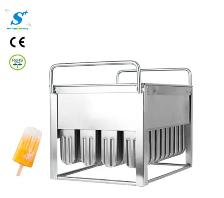 Customized 304 stainless steel ice cream popsicle molds are popular in the industry"