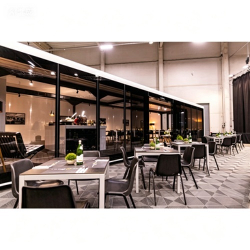 Elegant Expandable Outdoor Shelter with Smart Hydraulic Design