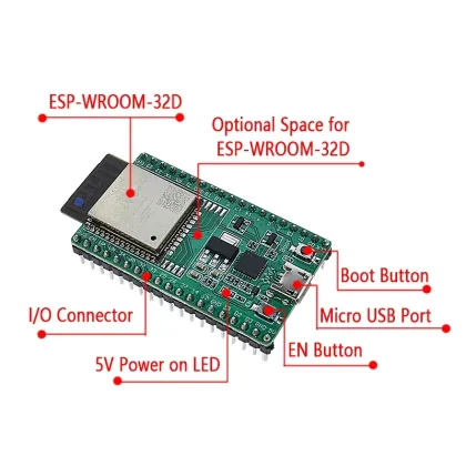 ESP32-DevKitC Development Board with ESP32-WROOM-32D/U