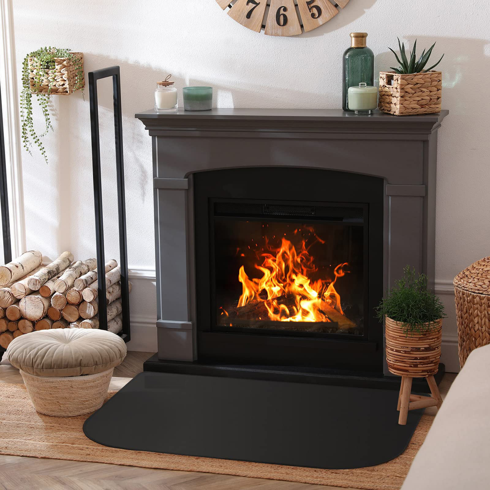 Fireproof Indoor Fireplace Mat