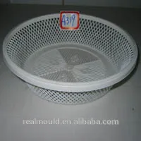 2017 China Best Product Fashion Wash Basket-Vegetable Fruit Plastic Basket Moulds