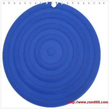 Blue Non - Toxic Pantone Silicone Coasters With High Quality
