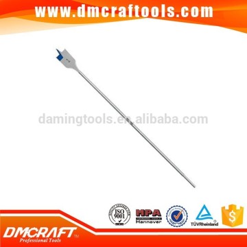 High carbon steel extra long wood spade drill bit