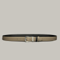 Premium Grey-Green Business Men's Leather Belt