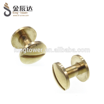 non -standard solid brass male female chicago screws