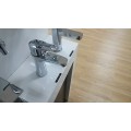 Mezclador de agua para lavabo de lavabo con un orificio