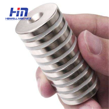 Industrial Strength Neodymium Magnets: Heavy Duty Disc Magnets with Countersunk Holes