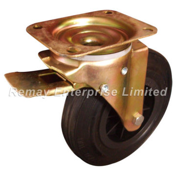 Castor with Brake