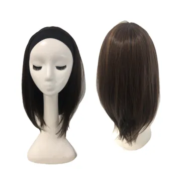 YUNKAI wholesale natural hair headband wig highlight brown color cheap synthetic hair wig for black women synthetic headband wig