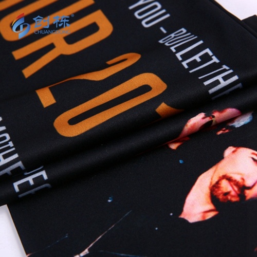 Custom promotion advertising design digital printing scarf