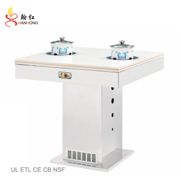 Commercial Smokeless Korean BBQ Grill Table for Restaurants