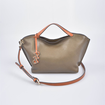 Mini sac fourre-tout en cuir pour femme