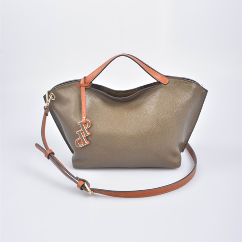 Mini size ladies leather satchel bag tote bag
