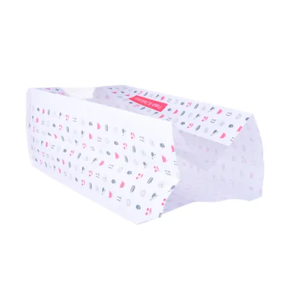 White Paper Bread Flour Bread Kraft Paper Bag