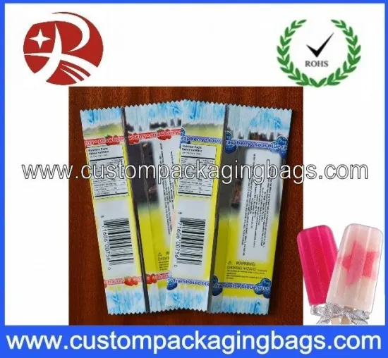 Laminated Heat Seal Plastic Food Packaging Bags , Ice Cream Packaging Bag