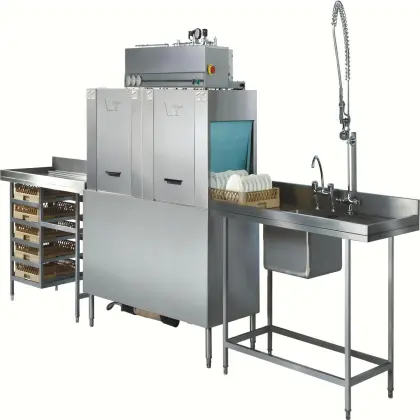Fully Automatic Tunnel Conveyor Dishwasher Dryer for Catering Industry