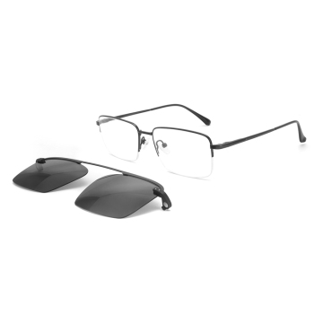 Metal Designer Clip-On Sunglasses for Men and Ladies