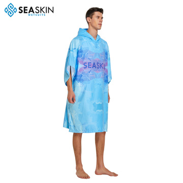 Seaskin Microfiber Large Cuff Surf Poncho Changing Robe