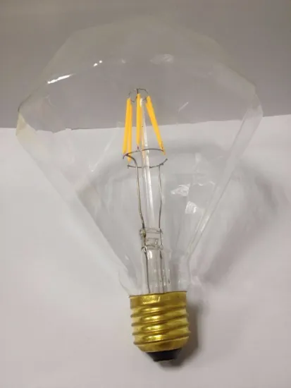 Diamond shaped lamp D120 led filament bulb
