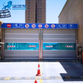 Underground parking garage entrance PVC rapid door